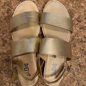 Women’s Golden Sandals